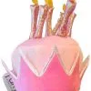 Womens Pink Birthday Cake & Candles Hat Hen Party Girls Fancy Dress Headwear -Halloween Shop api5evlcs 51843.1614953353
