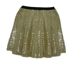 Childs 15" Coloured Sequin Disco Fancy Dress Dance Diva Skater Skirt -Halloween Shop api7j37ju 98352.1642689960