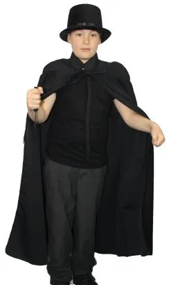 The Dragons Den Childrens Jack The Ripper Fancy Dress Costume Kids Age 8-12