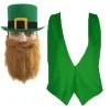 St Patricks Day Irish Ireland Leprachaun Top Hat Beard & Waistcoat Fancy Dress Costume Accessories -Halloween Shop api8oelmq 75475.1643809679