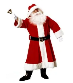 The Dragons Den Deluxe Father Christmas Santa Claus Fancy Dress Costume