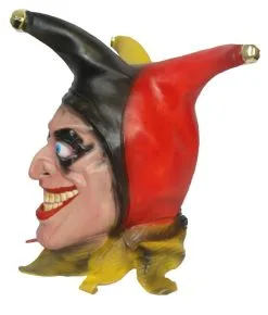 Full Head Buffon Evil Wicked Jester Latex Hand Painted Clown Fancy Dress 6 Full Head Buffon Evil Wicked Jester Latex Hand Painted Clown Fancy Dress -Halloween Shop apicwse6x 83601.1633950786