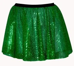 Ladies 15" Coloured Sequin Disco Fancy Dress Dance Diva Skater Skirt -Halloween Shop apidham66 19317.1579784051