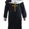 Childs Nun Robes Habit & Cross Clergy Religious Fancy Dress Costume [Age 8-12 Years]