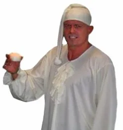 Unisex Ebeneezer Scrooge Charles Dickens Christmas Carol Fancy Dress Night Cap