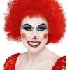Ladies Crazy Clown Red Curly Fancy Dress Circus Afro Wig -Halloween Shop apie2ju2v 66195.1595546226