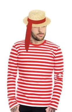Adults Unisex Venetian Gondolier Kit Italian Fancy Dress Venice Gondola Costume -Halloween Shop apiefrfio 32085.1507724013