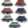 Burns Night Fancy Dress Tartan Tutu Skirt Scotland Themed 7 Colours [One Size]