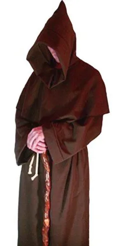 Medieval Monk Gothic Druid Viking Religious Friar Halloween Fancy Dress Costume -Halloween Shop apieovojn 76767.1643716331