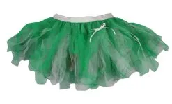 Ladies Dark Green White & Emerald Cyber Tutu Festival Pixie Skirt Fancy Dress -Halloween Shop apifjxdqa 30275.1647868220