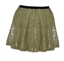 Childs 15" Coloured Sequin Disco Fancy Dress Dance Diva Skater Skirt -Halloween Shop apify2adf 30582.1642689954