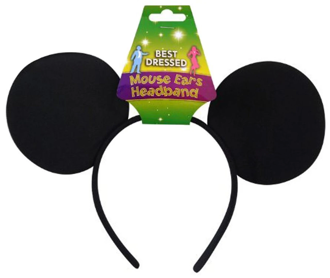 Childrens Boys Mickey Mouse Black Headband Ears Fancy Dress Accessory 3 Childrens Boys Mickey Mouse Black Headband Ears Fancy Dress Accessory