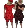 Adults Red Or Black Panto Dame Ugly Sisters Complete Fancy Dress Costume -Halloween Shop apiguutfm 89966.1507724197