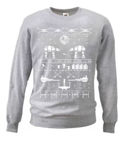 Grey Cheesy Christmas Star Sweatshirt White Galaxy Wars Nordic Sweatshirt Gift 12 Grey Cheesy Christmas Star Sweatshirt White Galaxy Wars Nordic Sweatshirt Gift -Halloween Shop apigx1zlr 51732.1481203654
