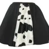 Ladies Cow Print 15" Skater Jesse Animal Fancy Dress Panel Skirt -Halloween Shop apih0vtsu 95797.1568972088