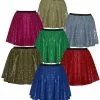 Childs 15" Coloured Sequin Disco Fancy Dress Dance Diva Skater Skirt -Halloween Shop apiikdoxe 85542.1642689947