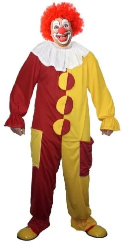 Adults Unisex Red & Yellow Clown Costume Circus Jumpsuit Fancy Dress 7 Adults Unisex Red & Yellow Clown Costume Circus Jumpsuit Fancy Dress -Halloween Shop apij2w9z3 37927.1648037989