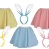 Childs Pastel Bunny Girl Skater Skirt Sets Cute Easter Rabbit Fancy Dress Costume -Halloween Shop apijhbshs 68037.1648123778