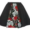 Childs 8-12 Yrs Day Of The Dead Skull & Roses Halloween Fancy Dress Panel Skirt -Halloween Shop apiltcjjh 57901.1626690388
