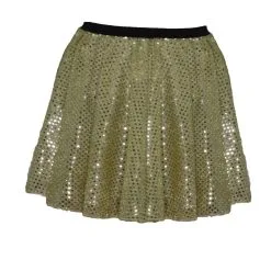 Ladies 15" Coloured Sequin Disco Fancy Dress Dance Diva Skater Skirt -Halloween Shop apimbj7zl 16874.1579784055