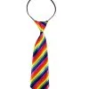 Adults Rainbow Pride Tie LGBT Retro Fancy Dress Stay Safe NHS Accessory