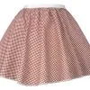Ladies Red Gingham 15" Harvest Time Skater Skirt Cowgirl Fancy Dress -Halloween Shop apimpx4lg 89870.1553165365
