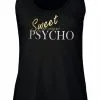 Ladies Black Sweet But Little Bit Psycho Vest Ava Max