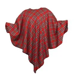 Ladies PolyViscose Tartan Poncho / Shawl Robert Burns Night Fancy Dress -Halloween Shop apin1kjui 05319.1645104454