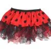 Ladies 12" Red With Black Polkadots Cyber Tutu Fancy Dress 2 Ladies 12" Red With Black Polkadots Cyber Tutu Fancy Dress -Halloween Shop apinnpkgz 11087.1489400077