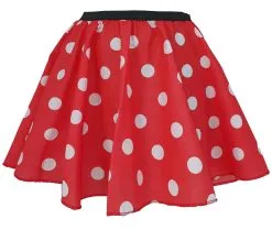 Childs 15" Mini Polka Dot Cartoon Mrs Mouse Skater Skirt & Ears Set Fancy Dress 16 Childs 15" Mini Polka Dot Cartoon Mrs Mouse Skater Skirt & Ears Set Fancy Dress -Halloween Shop apinzt4ab 02912.1616175870