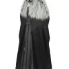 Ladies 60" Sansa Stark Cape With Dire Wolf Faux Fur Collar Thrones Cosplay Fancy Dress -Halloween Shop apipywiop 73888.1544625533