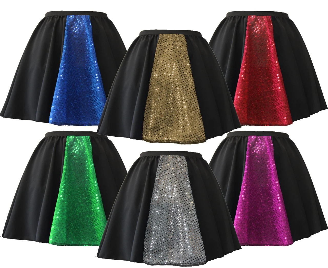 Ladies 15" Greatest Showman Size 14-16 Circus Ringmaster Fancy Dress Skater Skirts 3 Ladies 15" Greatest Showman Size 14-16 Circus Ringmaster Fancy Dress Skater Skirts