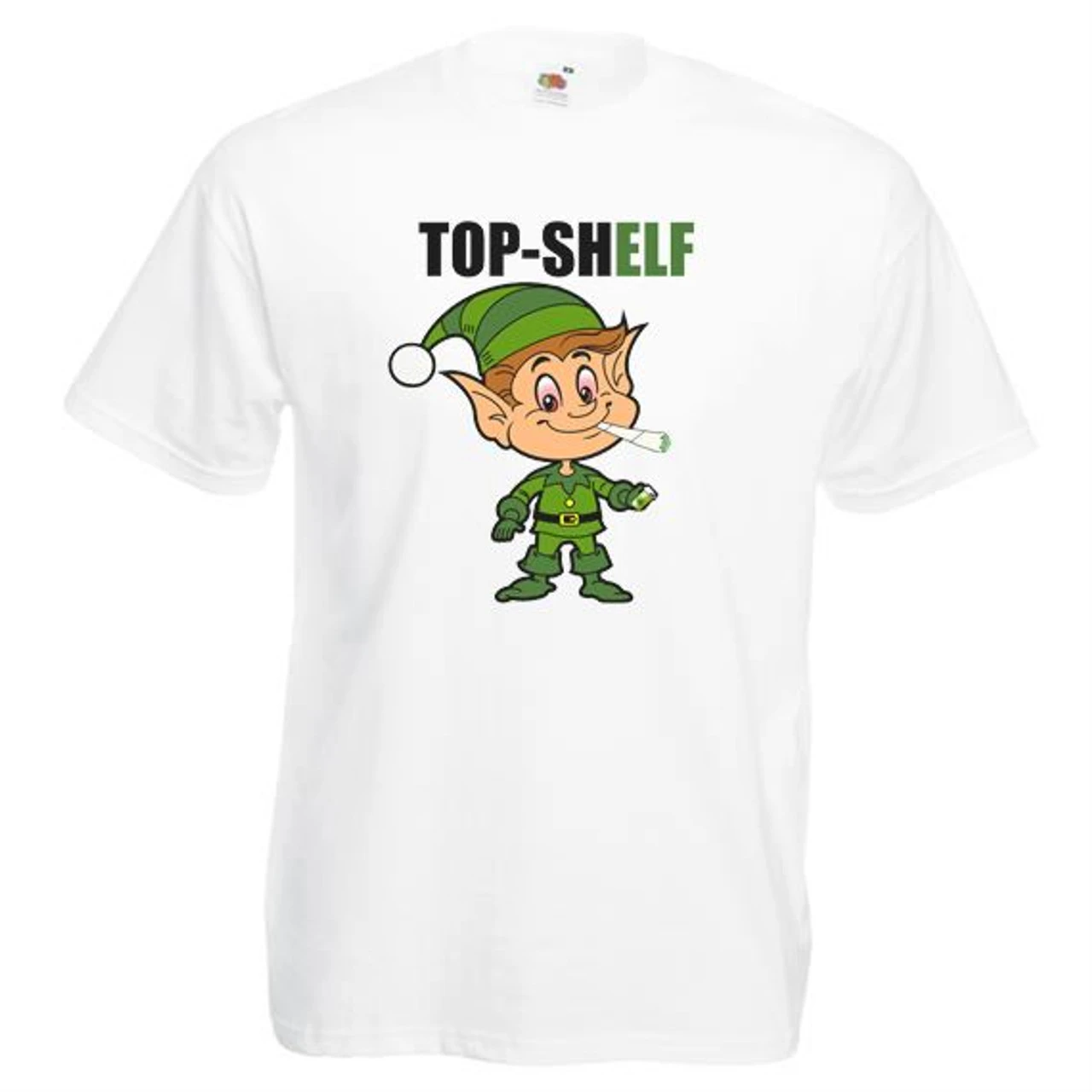 Top Sh-Elf Elf Shelf Christmas T-shirt Unisex Spliff Weed Xmas 3 Top Sh-Elf Elf Shelf Christmas T-shirt Unisex Spliff Weed Xmas
