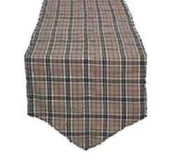 Traditional Scottish Thompson Camel Tartan Table Runner Burns Night Supper
