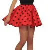 Adults Red & Black Polka Dot 15" Skater Skirt Full Circle Fancy Dress 60s 70s -Halloween Shop apisnzq12 35033.1646046955
