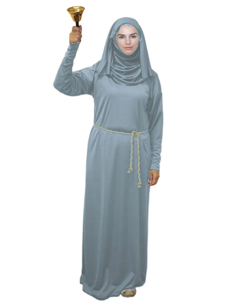 Adults Light Grey Sparrow Costume Septa Of The Faith Of Seven Nun Robes 5 Adults Light Grey Sparrow Costume Septa Of The Faith Of Seven Nun Robes - Image 3