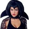 Womens Short Black Halloween Vampirette Style Fancy Dress Wig -Halloween Shop apitvaeg0 67281.1595609865