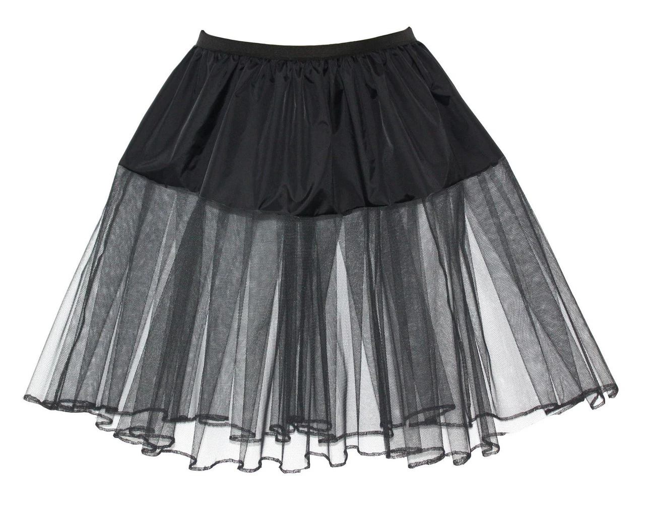 Childs 16" Black Or White Underskirt Petticoat Under Skirt Rock N Roll Fancy Dress 7 Childs 16" Black Or White Underskirt Petticoat Under Skirt Rock N Roll Fancy Dress - Image 5