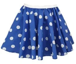 Captain Spaulding 1000 Corpses Hot Dog Lady Fit T-Shirt &15" Blue/White Polka Dot Skater Skirt -Halloween Shop apivv2ltr 17460.1631805089