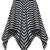 Womens Black & White Stripe Prison Convict Handkerchief Fancy Dress Dance Skirt -Halloween Shop apiwgr5o6 84507.1632774451