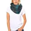 Unisex Adults Balmoral Teal Tartan Snood Burns Night Fancy Dress Accessory -Halloween Shop apiztnn7y 02483.1564750740