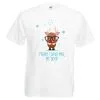 Mens White Merry Christmas My Deer Funny X-Mas T-Shirt Ideal Secret Santa Gift