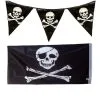 Pirates 12ft Bunting Flag & Large 5 X 3" Skull & Crossbones Jolly Roger Flag Set -Halloween Shop bfca8534 5b37 47ad b568 143fe3130de4 44541.1480071077