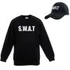 Unisex Black SWAT Police Riot Team Special Forces Cap & Sweatshirt Set -Halloween Shop c7a9d42a d625 4a52 bf04 7fcafdca1a10 83137.1552482640