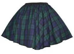 Ladies Black Watch Tartan Full Circle Skater Skirt With Elasticated Waistband -Halloween Shop ccd81294 fc6e 48a0 ba41 7dd70d4e0376 50510.1480589980