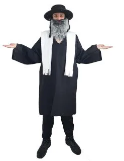 Adults Rabbi Preacher Religous Teacher Jewish Fancy Dress Costume [2 Sizes 4 Colours] -Halloween Shop d0279e17 eb17 4022 9ff8 6b82b411aa1a 80918.1663925876