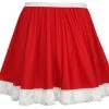 Ladies Red Santa Claus Full Circle 15" Skater Skirt With White Faux Fur Trim -Halloween Shop da350dbc bf45 40d0 aec4 a0561acb2790 90282.1657193234