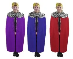 Childs Deluxe King Queen Robes Royalty Royal Family Medieval Nativity 3 Kings Christmas Fancy Dress Costume [Age 8-12 Years] -Halloween Shop db6e8554 b69d 488e 867b ce7eadca2034 80255.1652969473