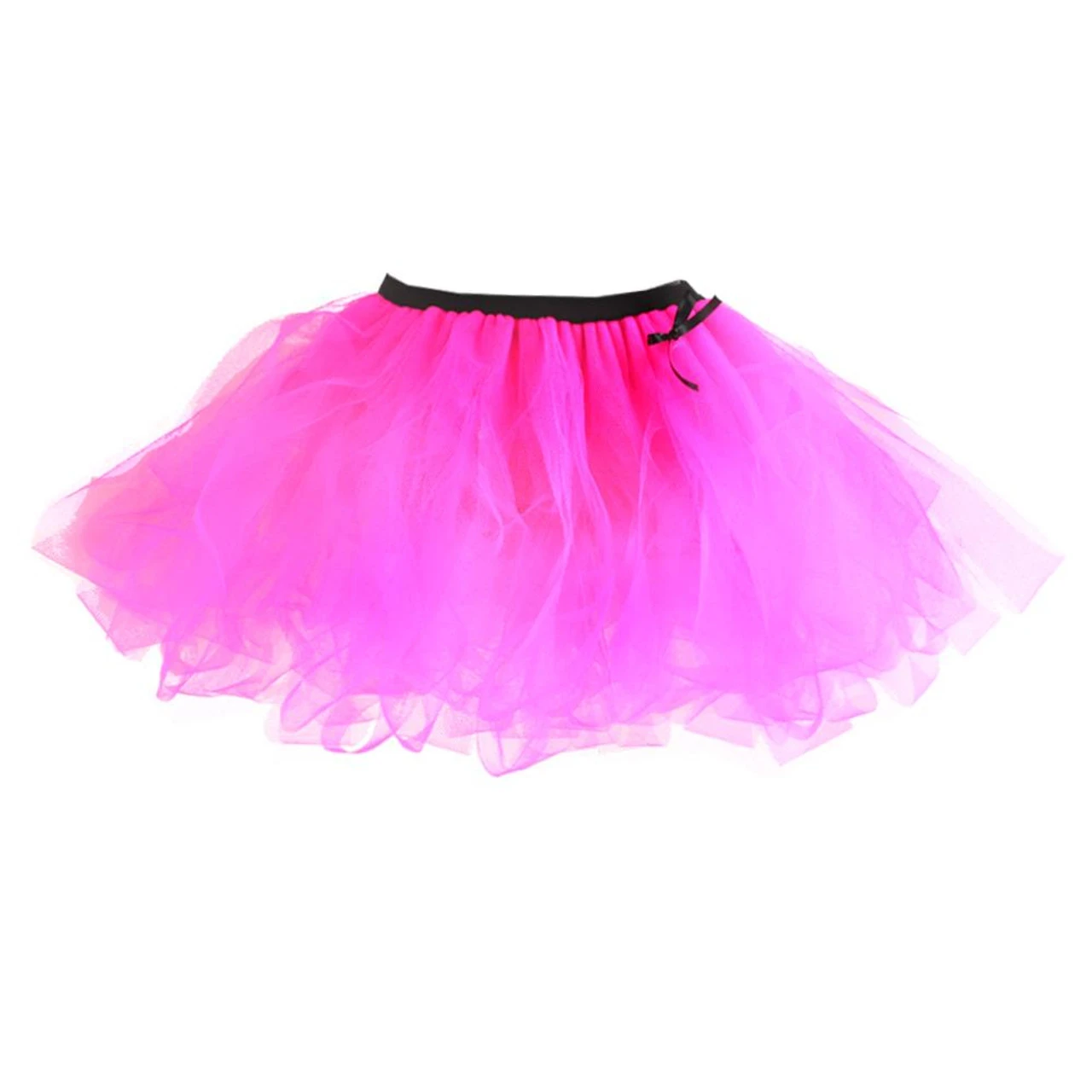 12" Neon Cyber Tutu With Black Waistband Ladies 1990's Rave Tutu Coloured Fancy Dress 8 12" Neon Cyber Tutu With Black Waistband Ladies 1990's Rave Tutu Coloured Fancy Dress - Image 6