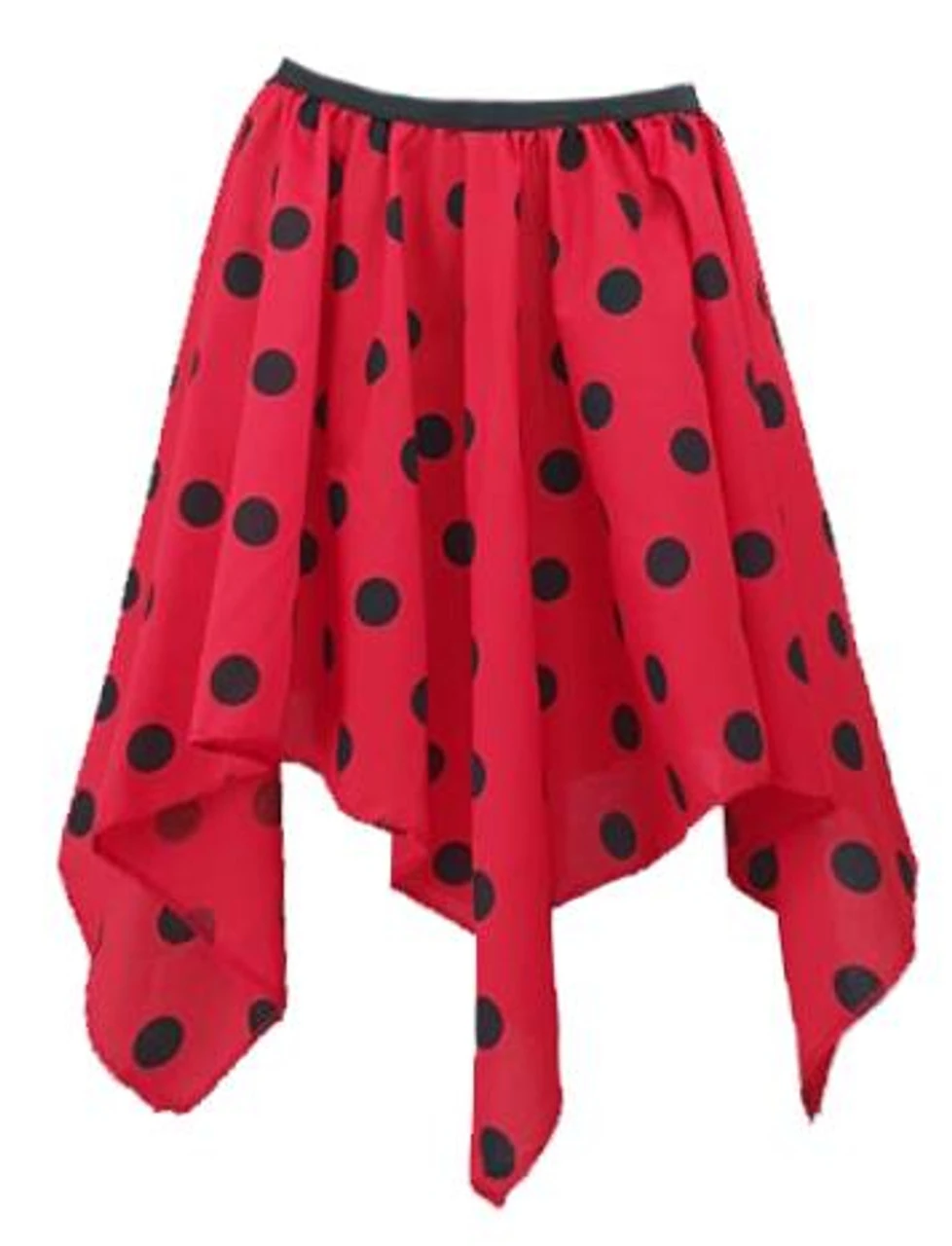 Ladies Ladybird Handkerchief Skirt & Wings Set Insect World Book Day Fancy Dress Costume 6 Ladies Ladybird Handkerchief Skirt & Wings Set Insect World Book Day Fancy Dress Costume - Image 4